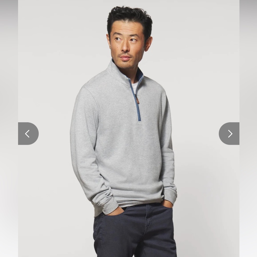 NWT Johnnie O sully 1/4 zip pullover sweater